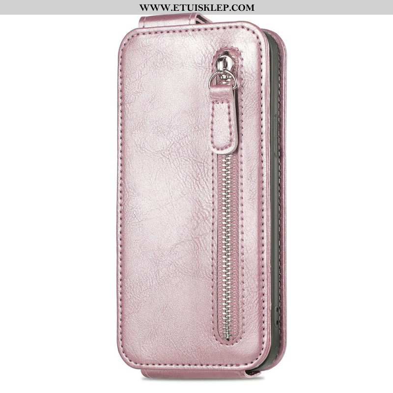 Etui Folio do Samsung Galaxy A54 5G Portfel Skórzany Futerał Pionowe Przerzucanie Z Portfelem